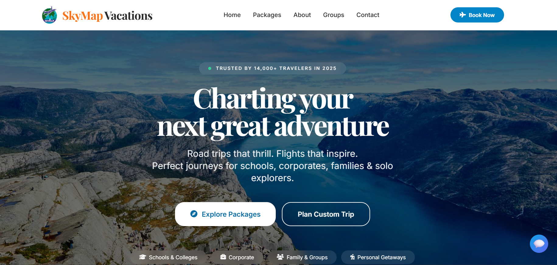 Travel Agency Website Development