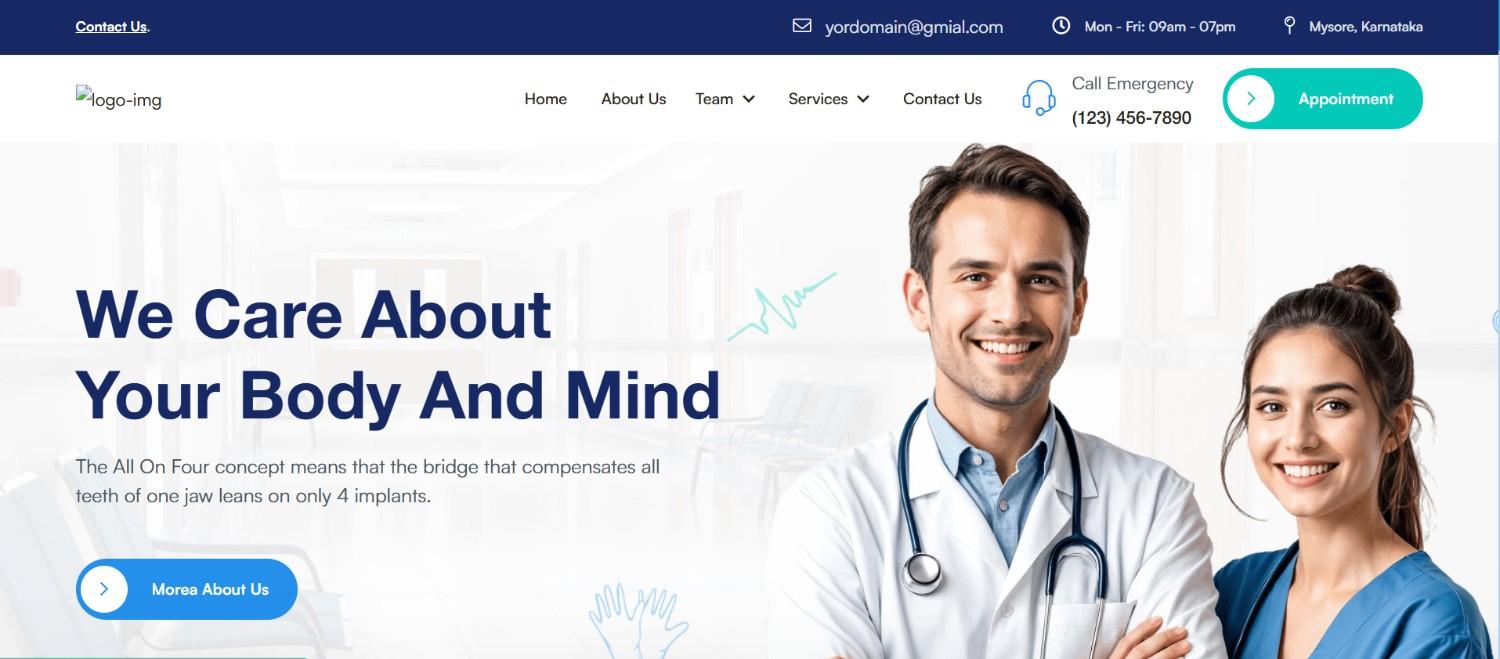 Healthcare Website Development